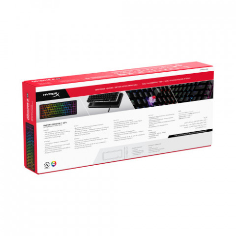Клавіатура HyperX Origins 2 65 HX Red USB Black (B4QS3AA)