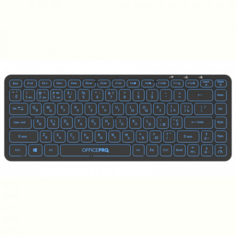 Клавіатура бездротова OfficePro SK790B Bluetooth Black