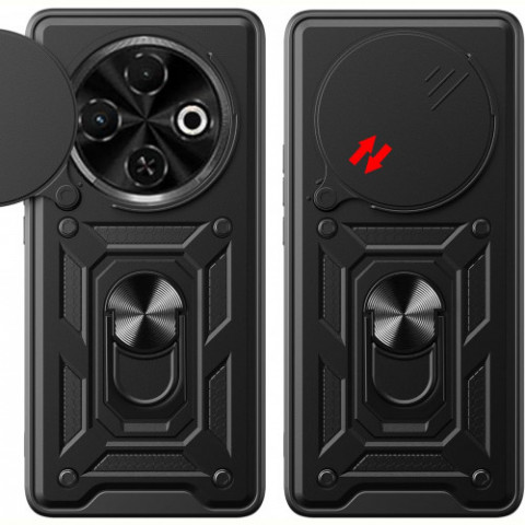Чохол-накладка BeCover Military для Tecno Spark 30C 4G Black (713074)