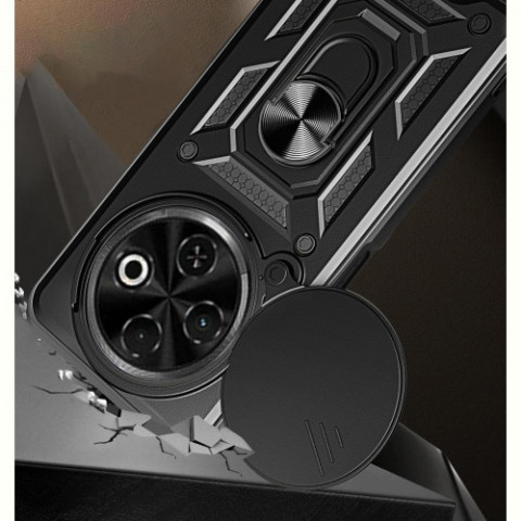 Чохол-накладка BeCover Military для Tecno Spark 30C 4G Black (713074)
