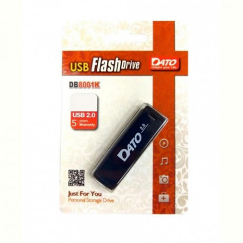 Флеш-накопичувач USB 8GB Dato DB8001 Black (DB8001K-08G)