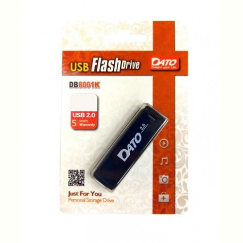 Флеш-накопичувач USB 8GB Dato DB8001 Black (DB8001K-08G)