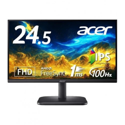 Монітор Acer 24.5" EK251QEbi (UM.KE1EE.E01) IPS Black 100Hz