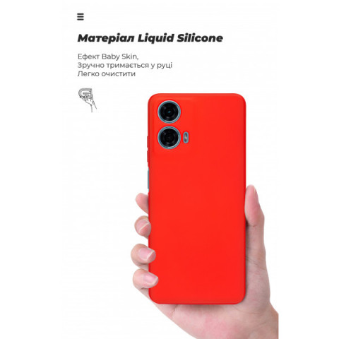 Чохол ArmorStandart ICON для Motorola G24 Power Camera cover Red (ARM73884)