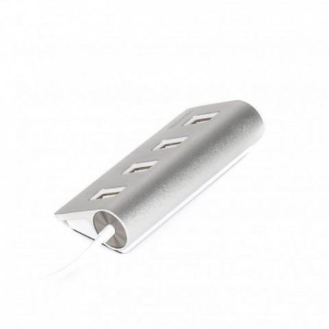 USB-хаб Maxxter 4 ports Silver (HU2A-4P-01)