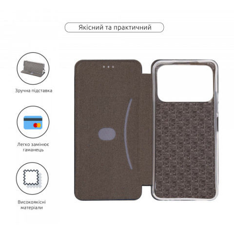 Чохол-книжка ArmorStandart G-Case для Tecno Spark 40 4G Black (ARM87241)