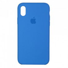 Чохол Original Silicone Case для Apple iPhone XS / X Capri Blue (ARM59063)