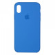Чохол Original Silicone Case для Apple iPhone XS / X Capri Blue (ARM59063)