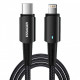 Кабель Essager Sunset USB Type-C - Ligthning (M/M), 20W, 1 м Black (EXCTL-CG01)