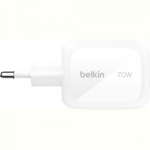 Мережевий зарядний пристрій Belkin BoostCharge Pro 3-Port GaN Wall Charger 70W White (WCH018HQWH)