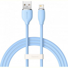 Кабель Baseus Jelly Liquid Silica Gel USB-Lightning, 2.4A, 1.2м Blue (CAGD000003)