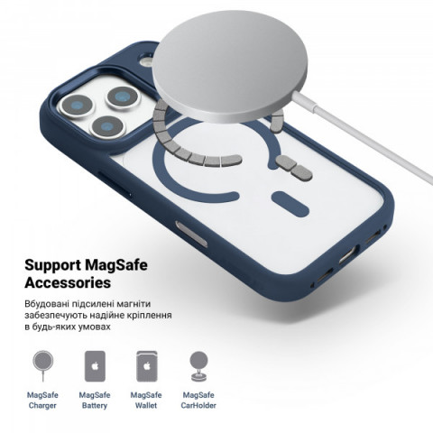 Чохол ArmorStandart Unit-C MagCase для Apple iPhone 17 Pro Dark Blue (ARM86290)
