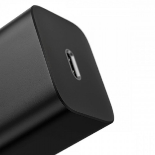 МЗП Baseus Super Silicone Quick Charger 20W (Type-C) + With Cable Type-C to Lightning black Купити в Україні