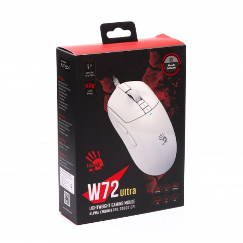 Миша ігрова Bloody W72 Ultra (White)
