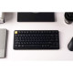 Клавіатура механічна Keychron J1 82Key, K pro Red, WL/BT/USB-A, QMK, Hot-swap, EN/UKR, RGB, чорний
