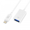 Перехідник SkyDolphin OT01 OTG Lightning - USB White (ADPT-00028)