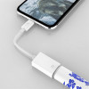 Перехідник SkyDolphin OT01 OTG Lightning - USB White (ADPT-00028)