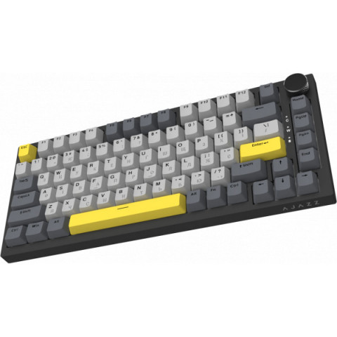 Дротова механічна клавіатура Ajazz AK820 Sea Salt Switch Black (AK820-SS-BGY) Купити в Україні