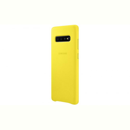 Чохол-накладка Samsung Leather Cover для Samsung Galaxy S10+ SM-G975 Yellow (EF-VG975LYEGRU)