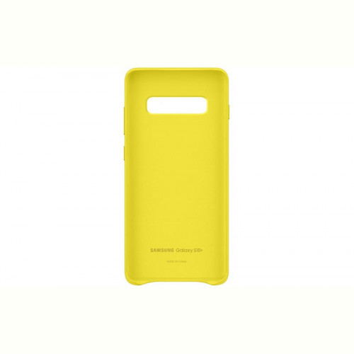 Чохол-накладка Samsung Leather Cover для Samsung Galaxy S10+ SM-G975 Yellow (EF-VG975LYEGRU)