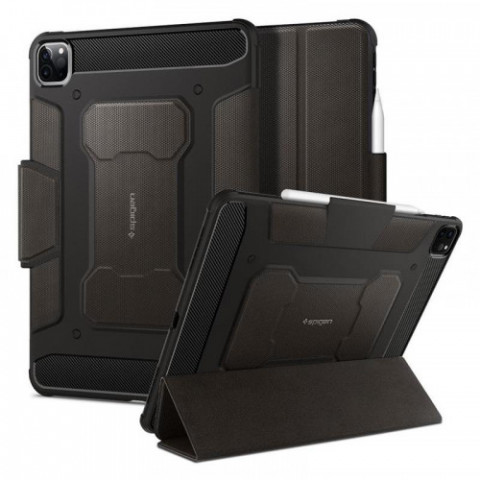 Чохол-книжка Spigen Rugged Armor Pro для Apple iPad Pro 11 (2020/2021/2022) Gunmetal (ACS01025)