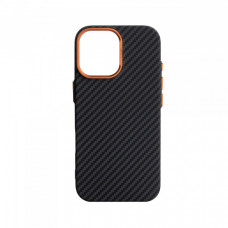 Чохол ArmorStandart LikeCarbon2 SE MagCase для Apple iPhone 17 Black Orange (ARM89160)