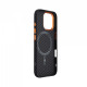 Чохол ArmorStandart LikeCarbon2 SE MagCase для Apple iPhone 17 Black Orange (ARM89160)