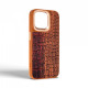 Чохол Harder Glamorous Croco для Apple iPhone 15 Pro Max Magma (ARM76768)