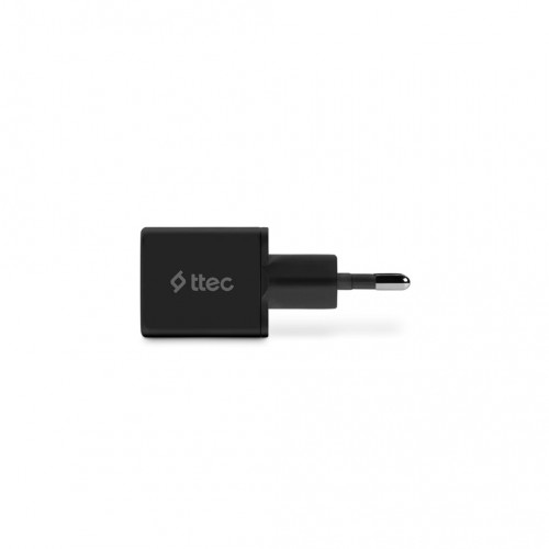 Мережевий зарядний пристрій Ttec SmartCharger USB-C /20Вт Black (2SCP01S)