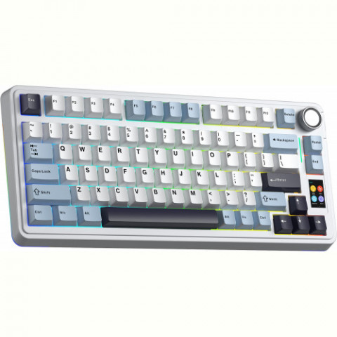 Клавіатура бездротова Aula S75 Pro White (6978080502148)