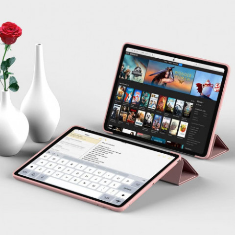 Чохол BeCover Tri Fold Soft TPU Silicone для Apple iPad Air 11" M4 2026 Pink (715240)