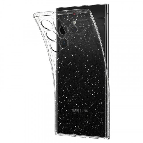 Чохол-накладка Spigen Liquid Crystal Glitter для Samsung Galaxy S22 Ultra SM-S908 Crystal Quartz (ACS03913)