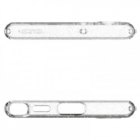 Чохол-накладка Spigen Liquid Crystal Glitter для Samsung Galaxy S22 Ultra SM-S908 Crystal Quartz (ACS03913)