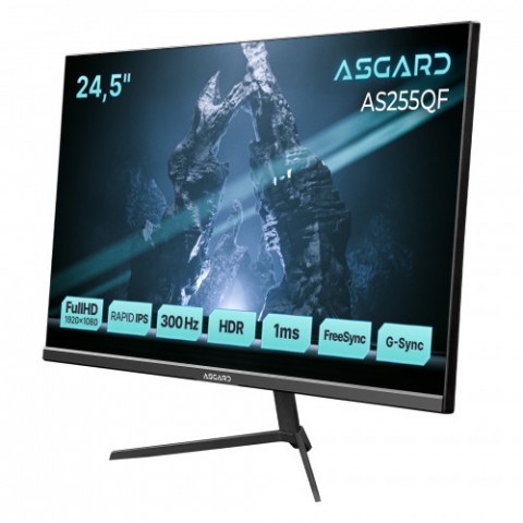 Монітор ASGARD Gaming 24.5" AS255QF IPS Black 300Hz