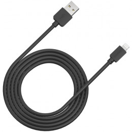 Кабель Lightning Canyon Charge & Sync Apple Lightning Black 1m (CNE-CFI1B)