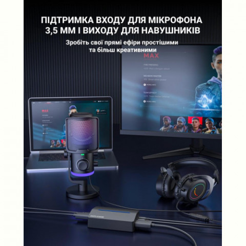 пристрій відеозахоплення fifine v3