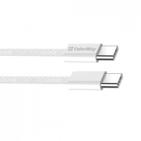 Кабель ColorWay USB Type-C - USB Type-C (M/M), 3.0 А, 2 м, Gray (CW-CBPDCC068-GR)