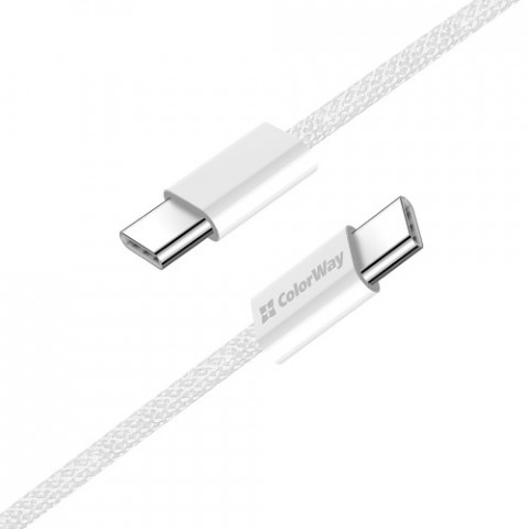 Кабель ColorWay USB Type-C - USB Type-C (M/M), 3.0 А, 2 м, Gray (CW-CBPDCC068-GR)