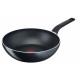 Сковорода ВОК Tefal Start&Cook, 28см, алюміній, бакеліт, чорний