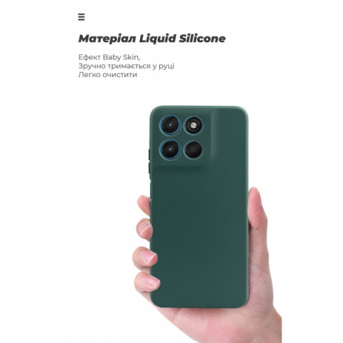 Чохол ArmorStandart ICON для Motorola G57 Power 5G Dark Green (ARM89610)