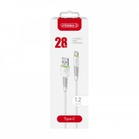Кабель Intaleo CBFLEXT1 USB-USB Type-C 1.2м White (1283126568534)