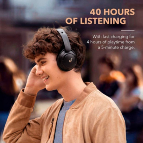 Навушники з мікрофоном Anker SoundCore Life Q30 Midnight Blue (A3028331) Купити в Україні