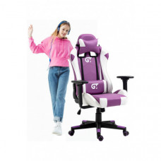 Геймерське дитяче крісло GT Racer X-5934-B Kids White/Violet