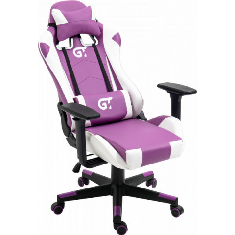 Геймерське дитяче крісло GT Racer X-5934-B Kids White/Violet