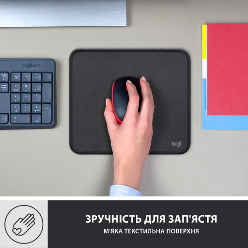 Ігрова поверхня Logitech Mouse Pad Studio Graphite (956-000049)