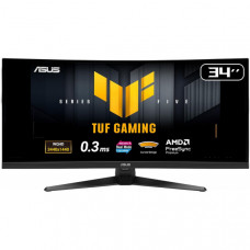 Монітор Asus 34" TUF Gaming VG34WQ5A 2xHDMI, 2xDP, 2xUSB, MM, VA, 3440x1440, 21:9, 200/400Hz, 0.5ms, DCI-P3 95%, CURVED, AdaptiveSync, HDR400