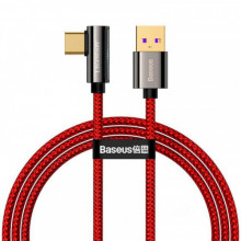 Кабель Baseus Legend Series Elbow USB-USB-C, 2м, Red (CACS000509)