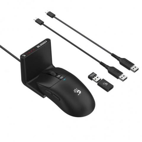 Миша ігрова бездротова Bloody R72 Pro Duo, колір чорний