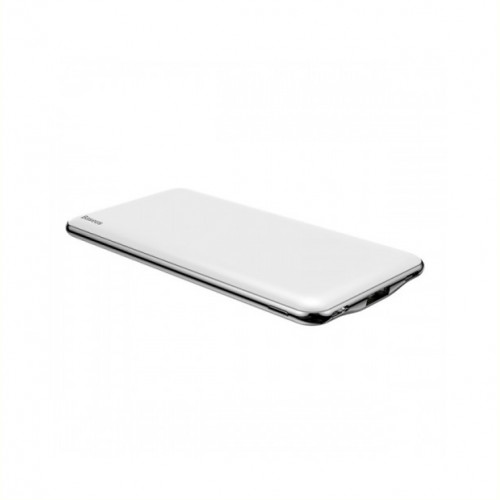 Універсальна мобільна батарея Baseus Simbo 10000mAh Fast Charge, USB, White (Simbo/29505)