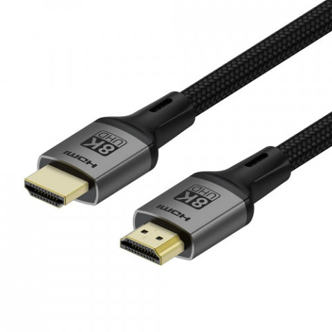 Кабель ColorWay HDMI-HDMI V2.1 8K 3м, Black (CW-CBHD089-BK)